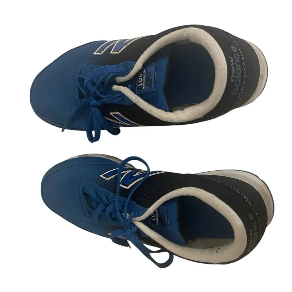 New Balance 501 Textile Blue Black Mens Size 11.5